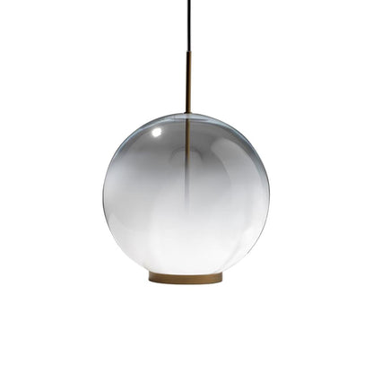 Tindari Glass Pendant Light Dia 7.9″ x H 59″ / Dia 20cm x H 150cm / Gradient White / Warm Light Pendant light