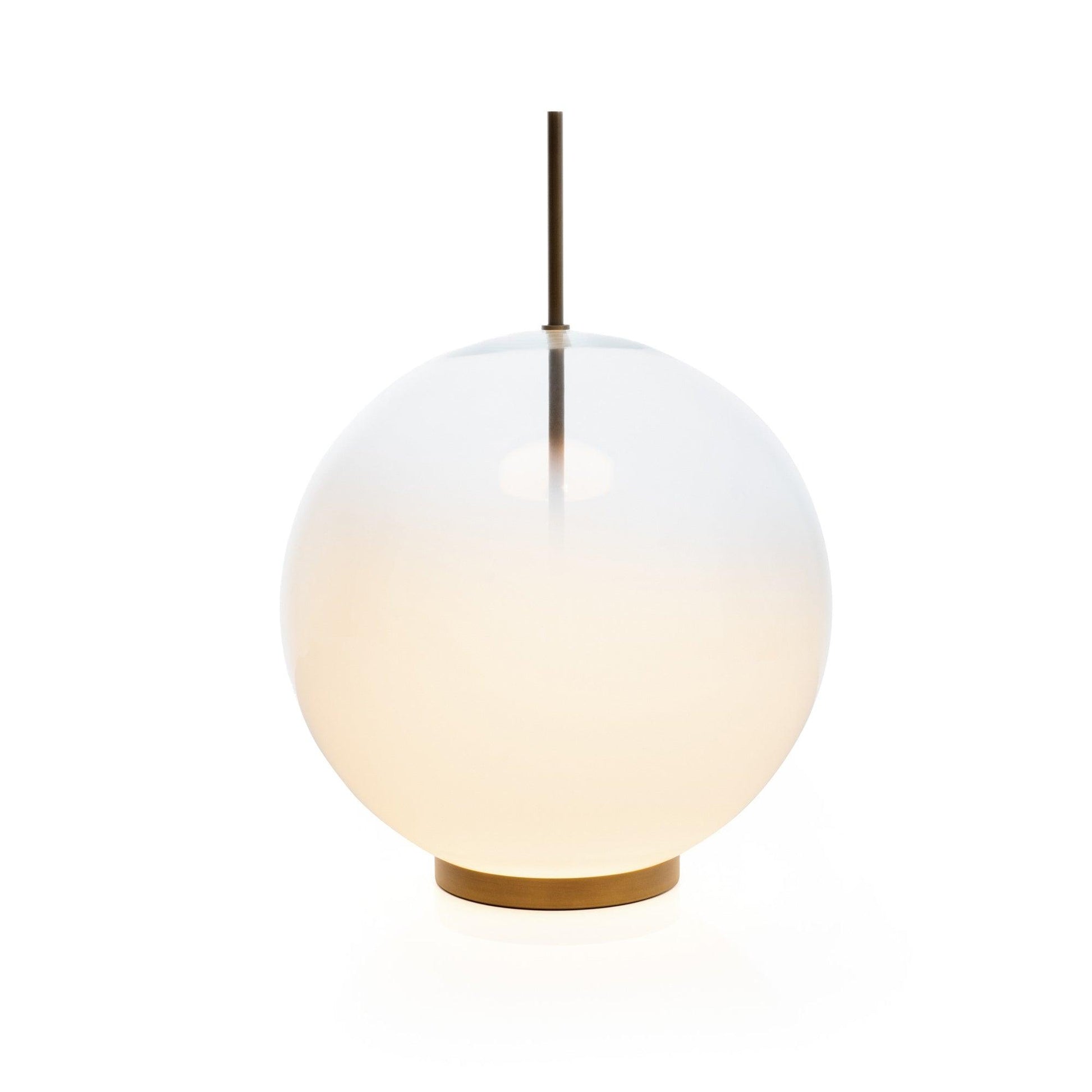 Tindari Glass Table Lamp Dia 7.9″ x H 11.1″ / Dia 20cm x H 28cm / Transparent / US Plug Table lamp