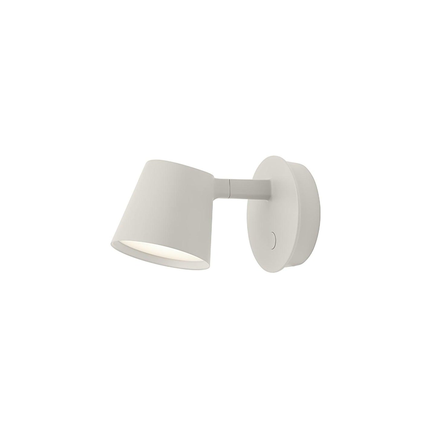 Tip Wall Lamp L 6.3″ x H 3.7″ / L 16cm x H 9.5cm / White / Warm Light Wall lamp