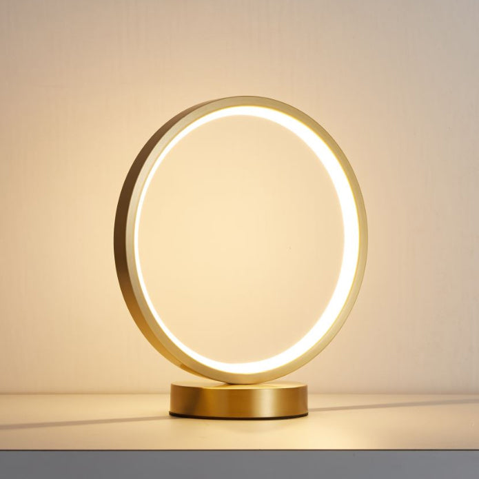 Tivoli Table Lamp Dia 9.8″ x H 10.6″ / 25cm x H 27cm / Brass / Three-Color Changing Light Table lamp