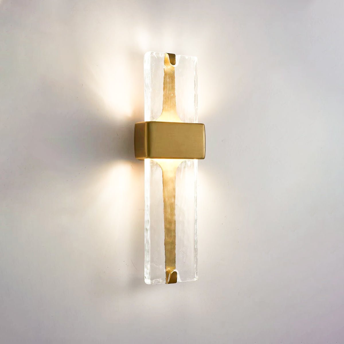 Torch Wall Lamp Dia 5.9″ x H 19.7″ / Dia 15cm x H 50cm / Gold & Warm Light / Single Wall lamp