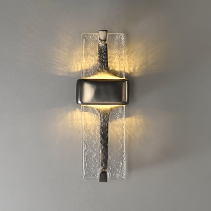 Torch Wall Lamp Dia 5.9″ x H 19.7″ / Dia 15cm x H 50cm / Black & Warm Light / Single Wall lamp