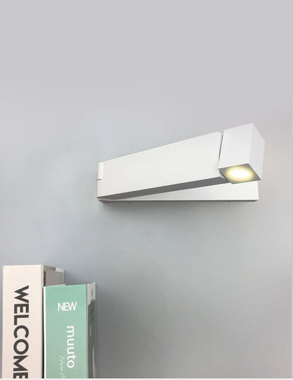 LED Bedside Bedroom Wall Light ? 7.87″ x H 1.77″ / Dia 20cm x H 4.5cm / Matt White / Warm Light Wall lamp