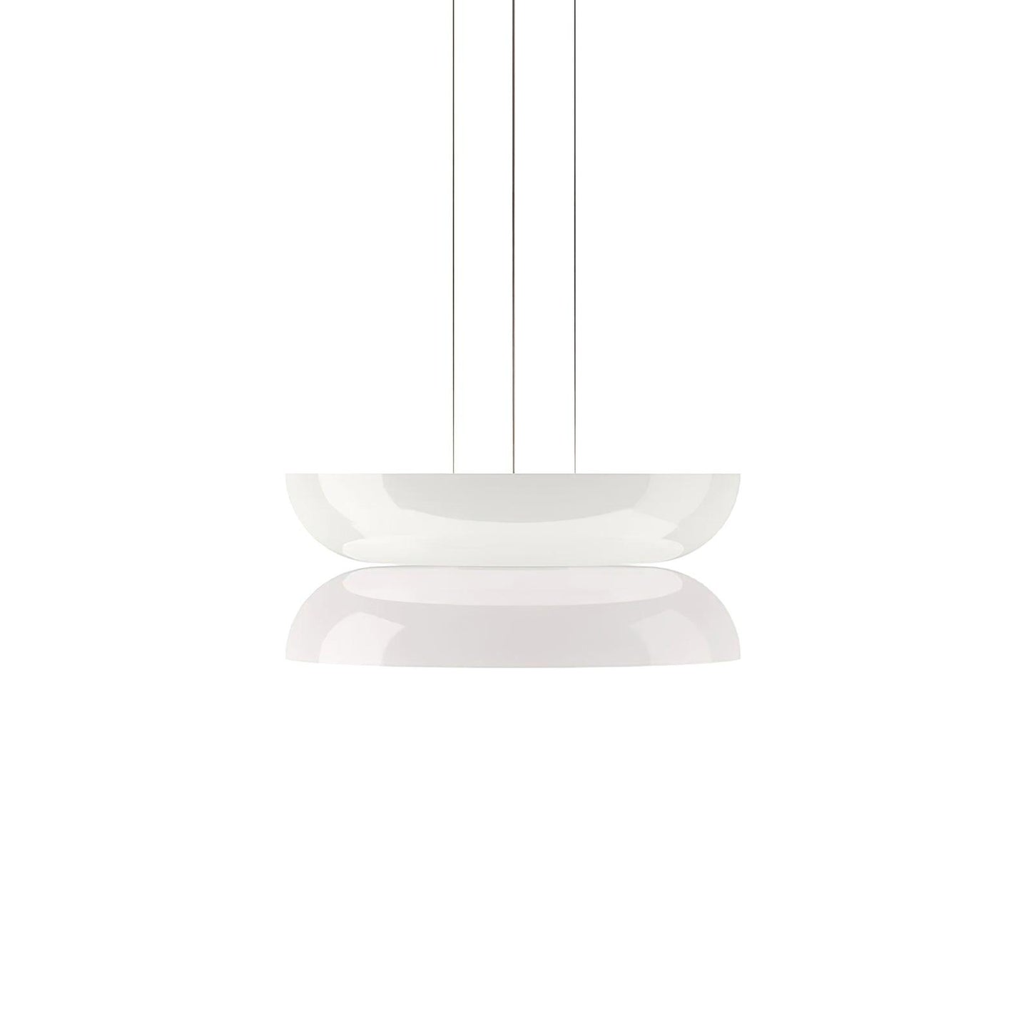 Totem Led Pendant Lamp Dia 16.9″ x H 7.1’’ / Dia 43cm x H 18cm / White / Warm Light Pendant light