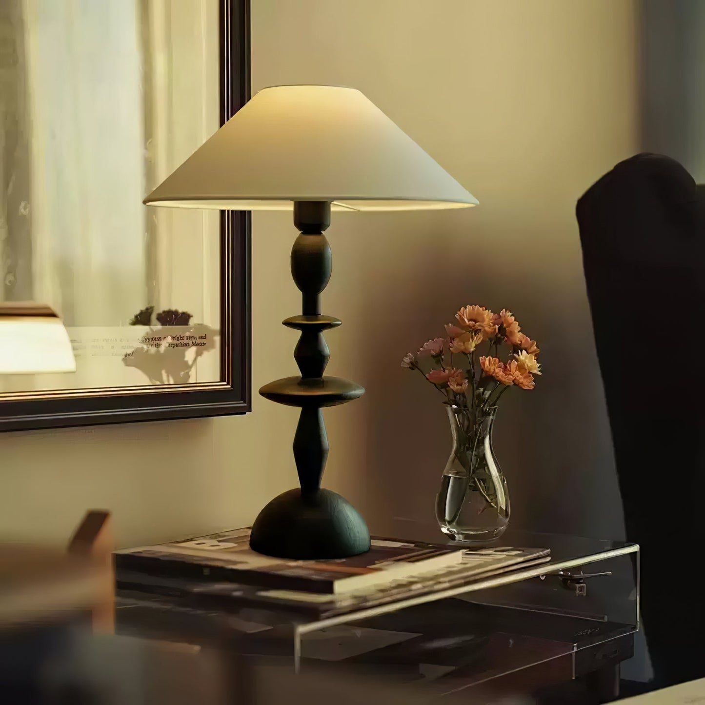 Tournage Wood Table Lamp Table lamp