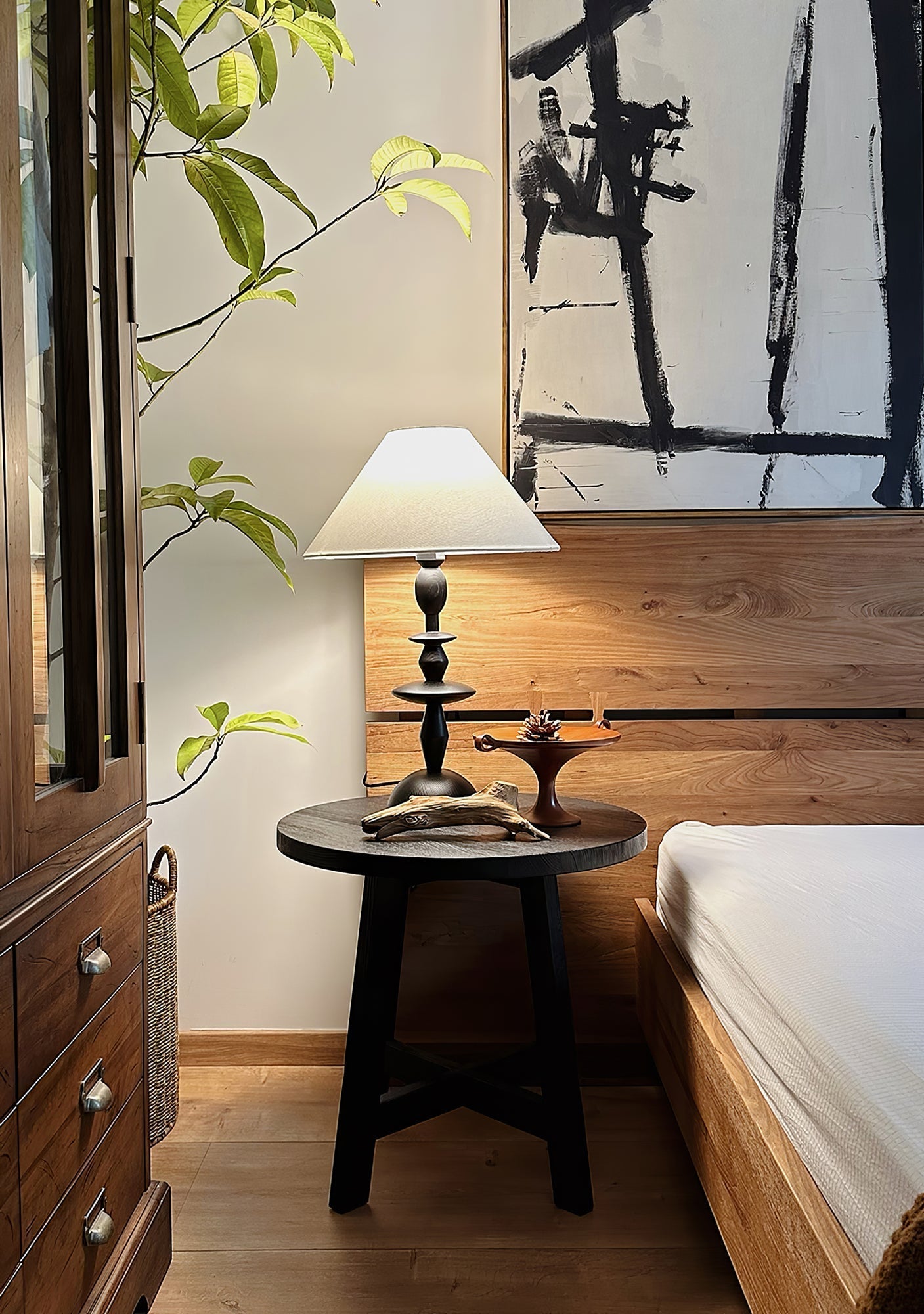 Tournage Wood Table Lamp Table lamp