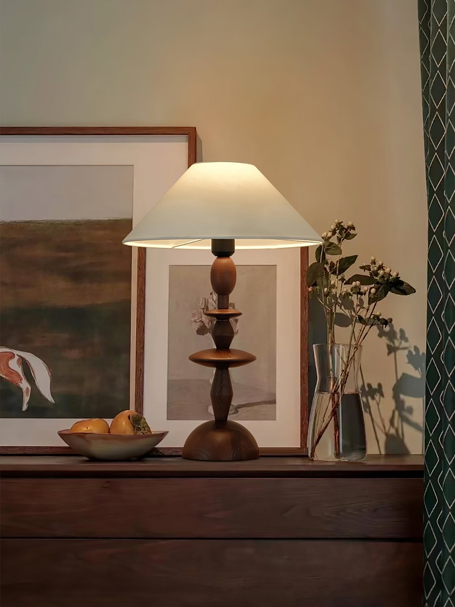Tournage Wood Table Lamp Table lamp