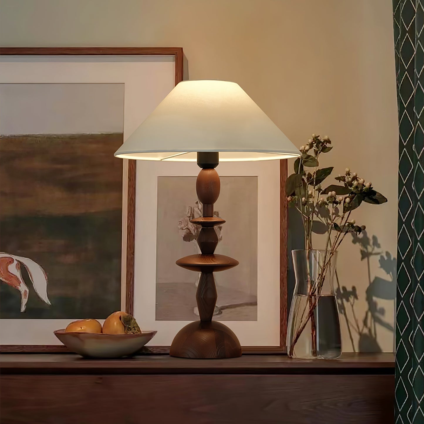 Tournage Wood Table Lamp Table lamp