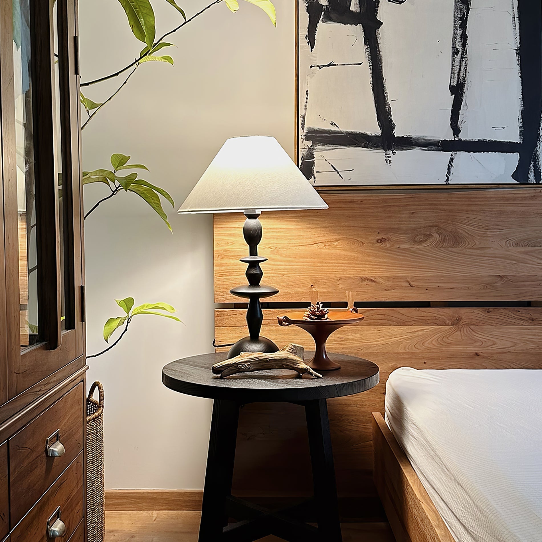 Tournage Wood Table Lamp Table lamp