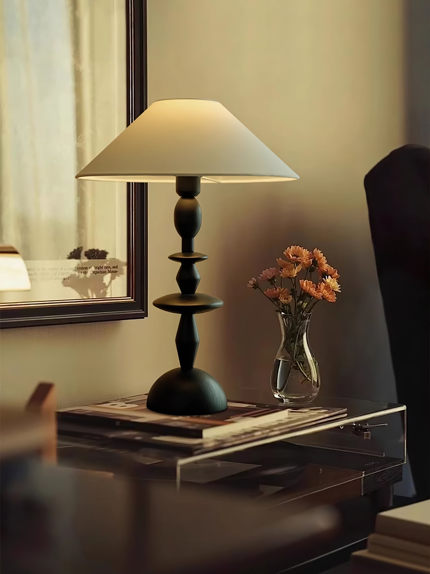 Tournage Wood Table Lamp Table lamp