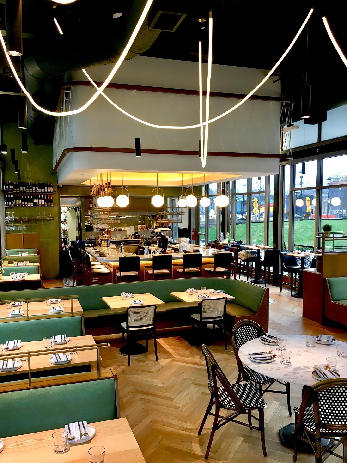 Flexible Curve linear Pendant Lamp Pendant light