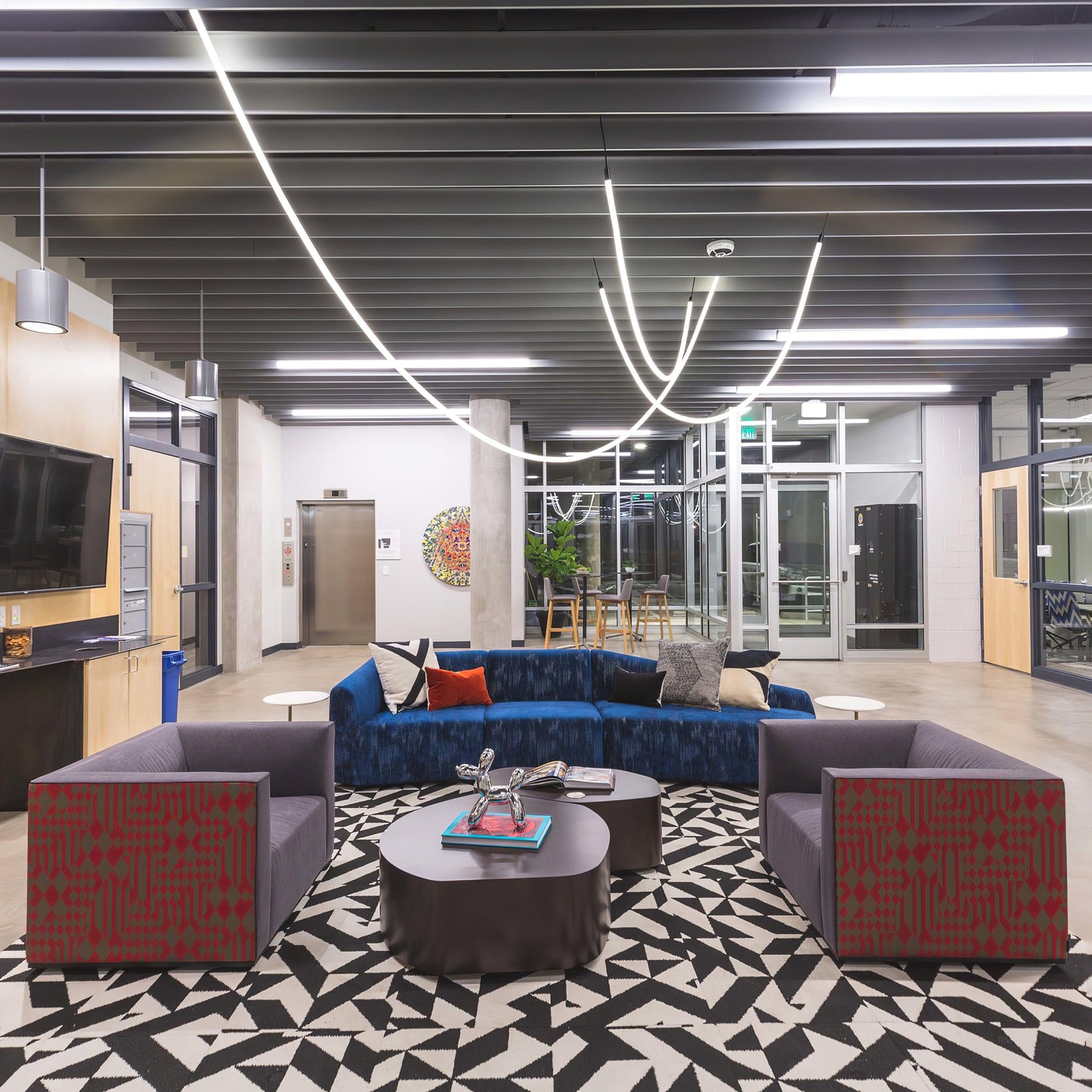 Flexible Curve linear Pendant Lamp Pendant light