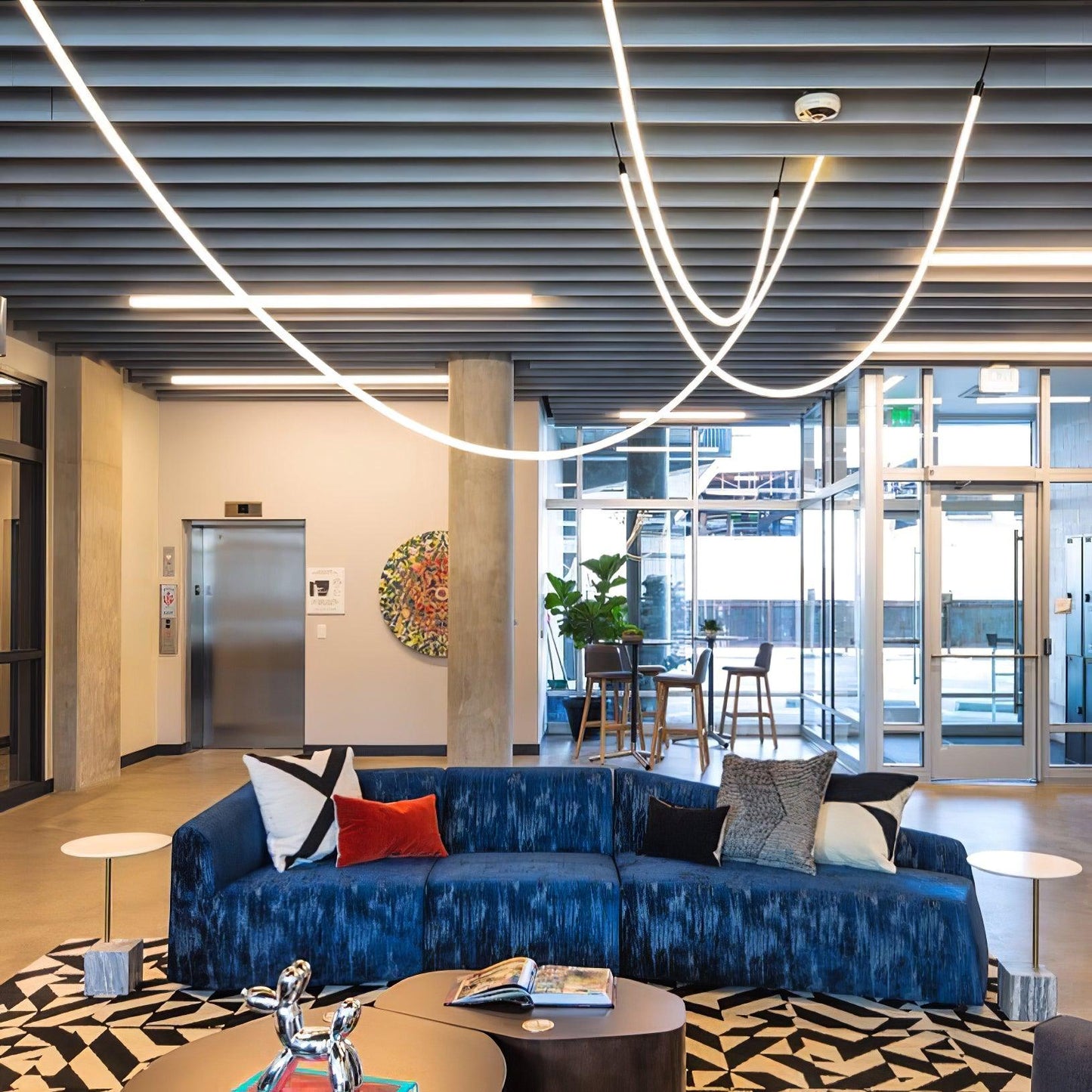 Flexible Curve linear Pendant Lamp Pendant light