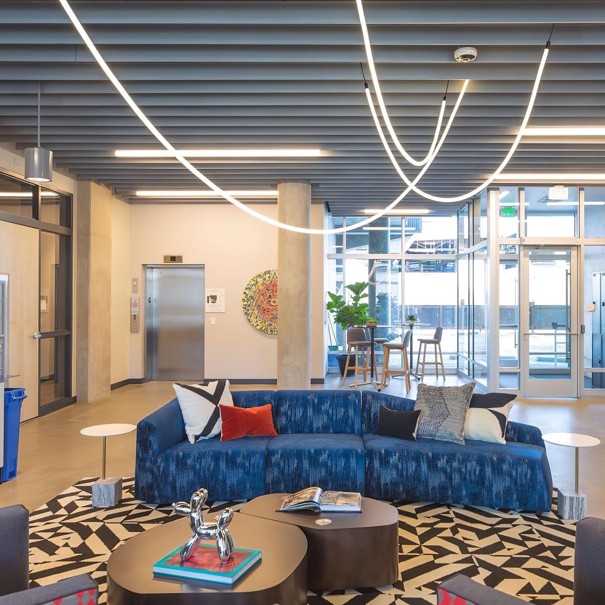 Flexible Curve linear Pendant Lamp Pendant light