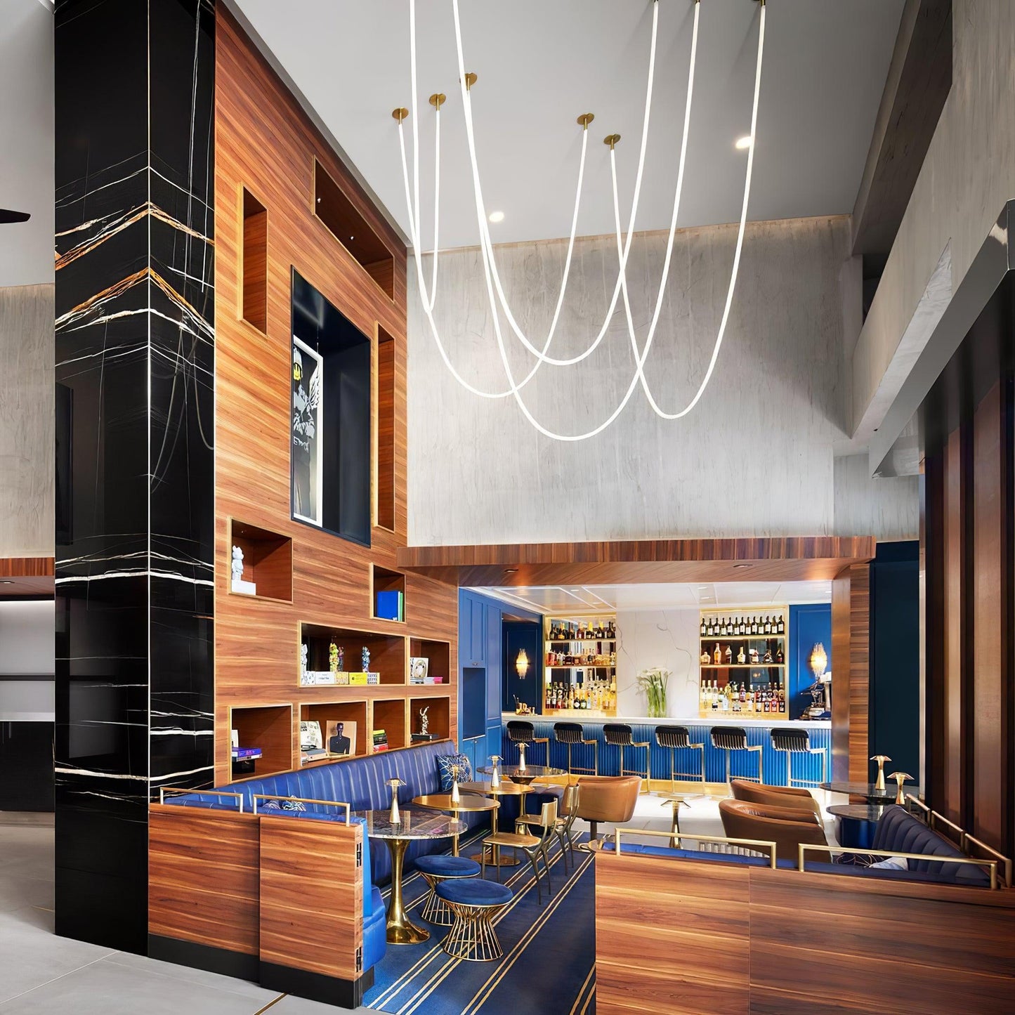 Flexible Curve linear Pendant Lamp Pendant light