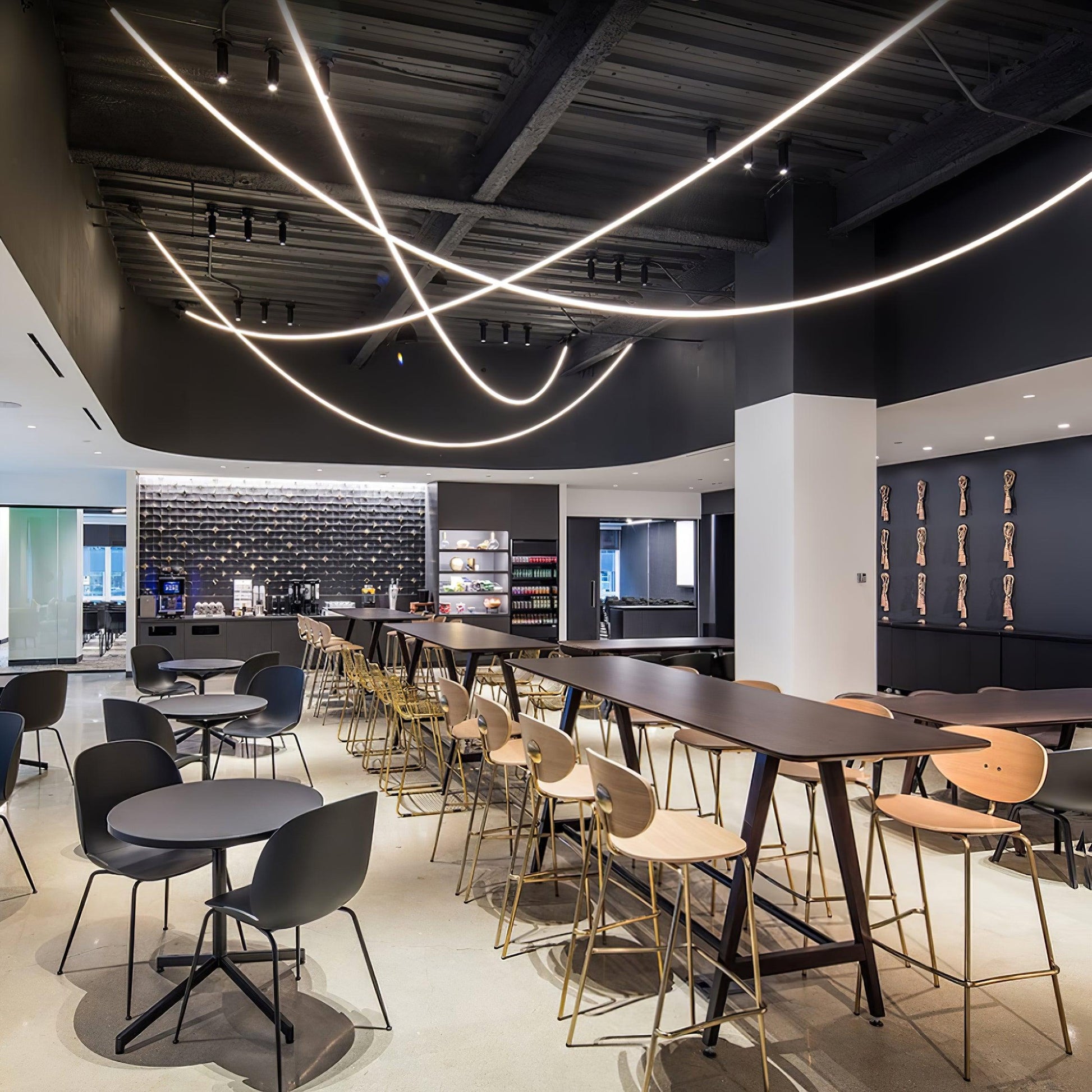 Flexible Curve linear Pendant Lamp Pendant light