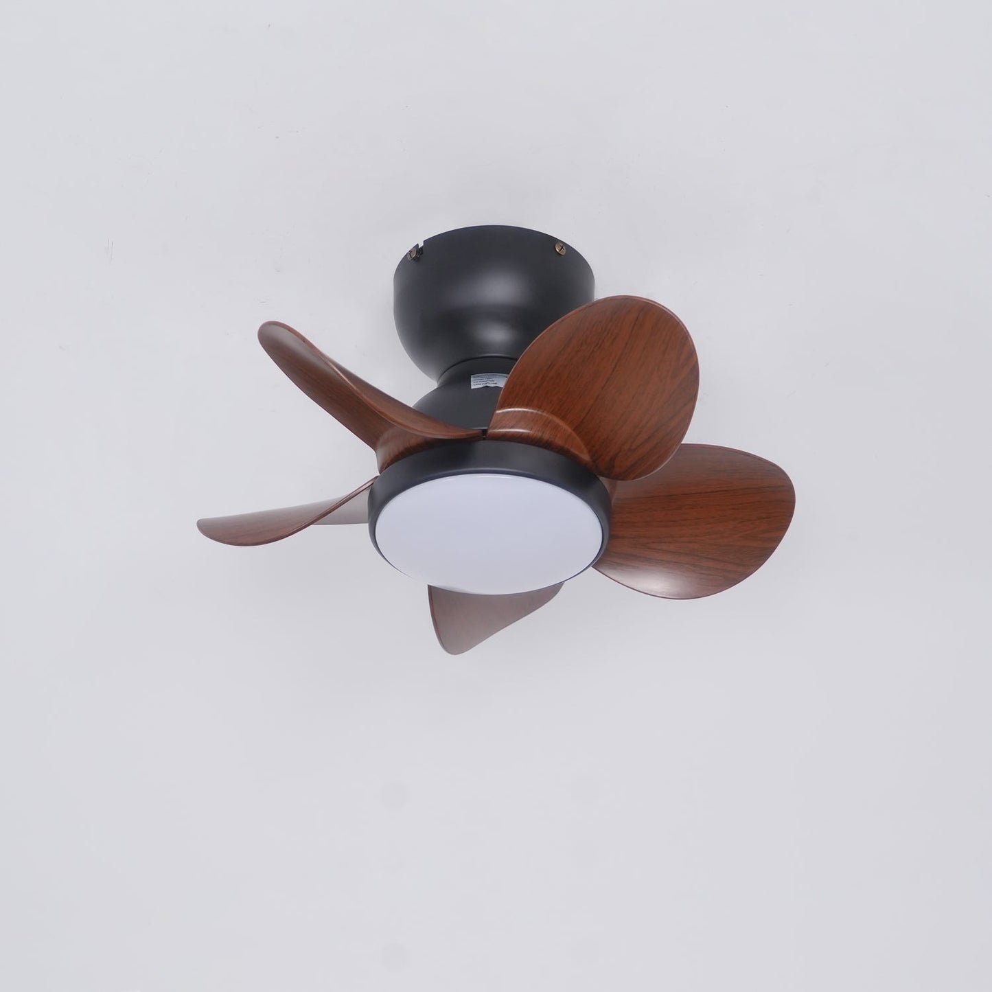 Trailblazer 18’’ Ceiling Fan Light ? 18″ x H 9.8″ / Walnut Wood Grain & Black Ceiling fan light