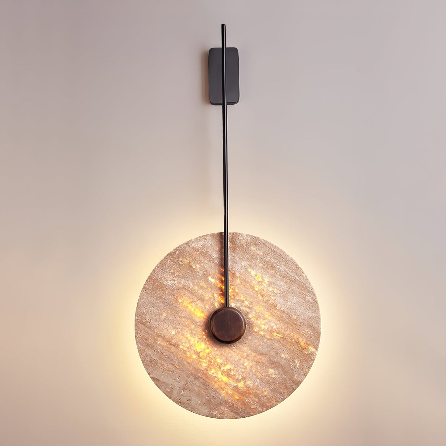 Travertine Disc Wall Lamp Wall lamp