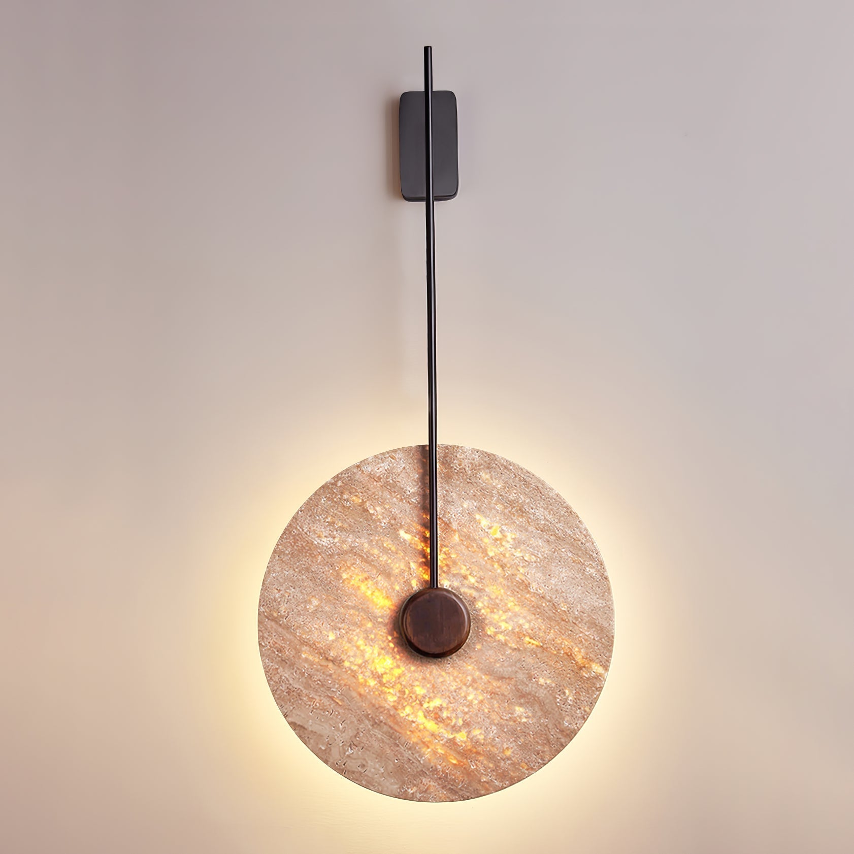 Travertine Disc Wall Lamp Wall lamp