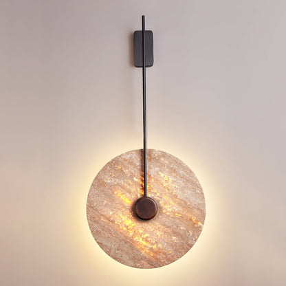 Travertine Disc Wall Lamp Wall lamp
