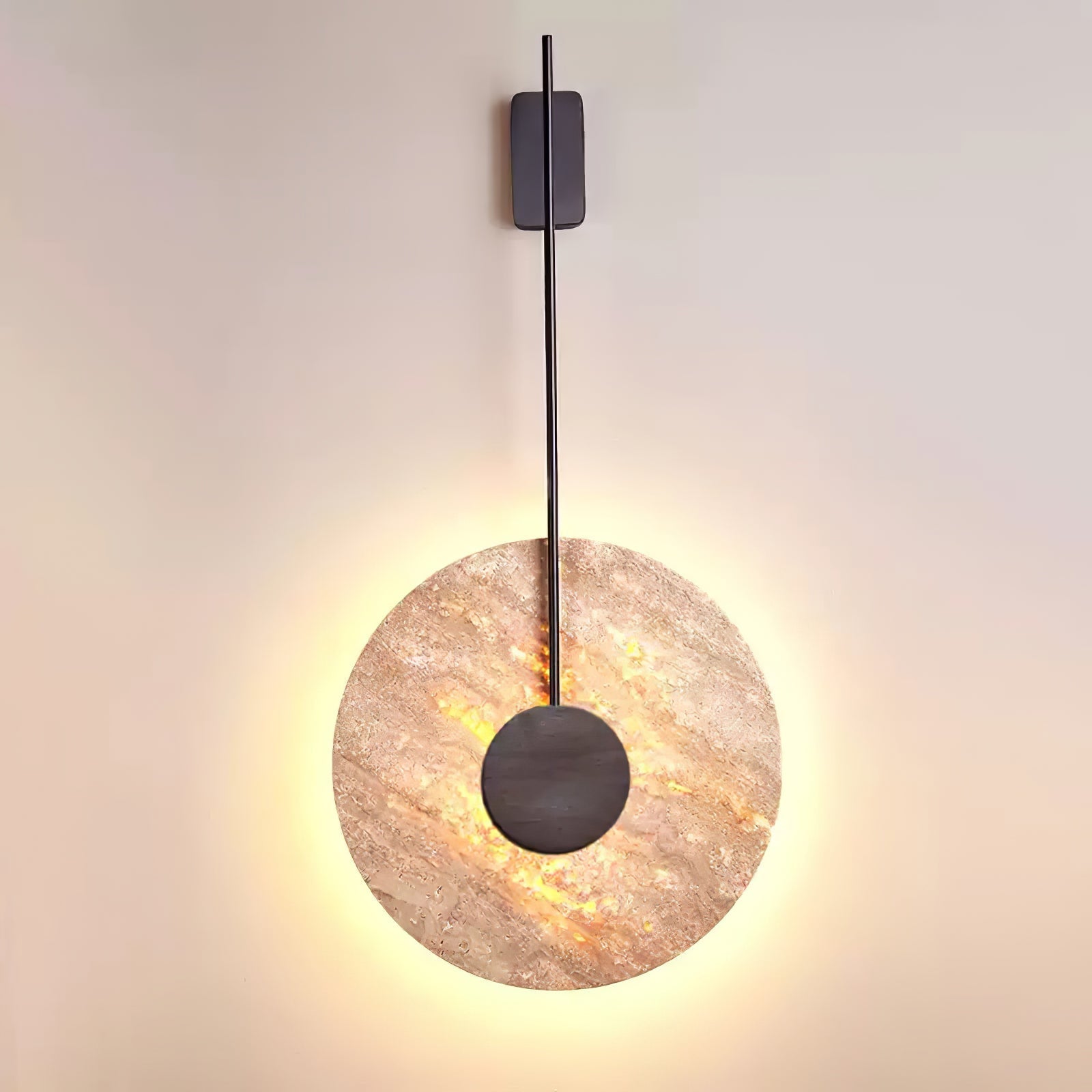 Travertine Disc Wall Lamp Wall lamp
