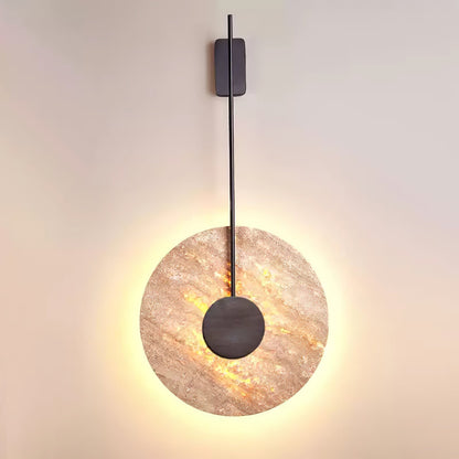 Travertine Disc Wall Lamp Wall lamp