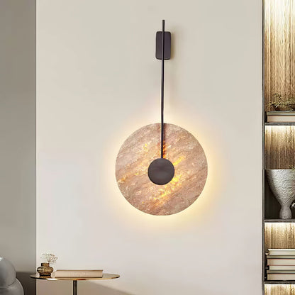 Travertine Disc Wall Lamp Wall lamp