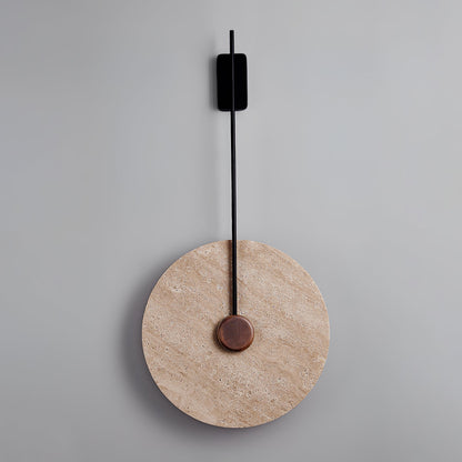Travertine Disc Wall Lamp Wall lamp