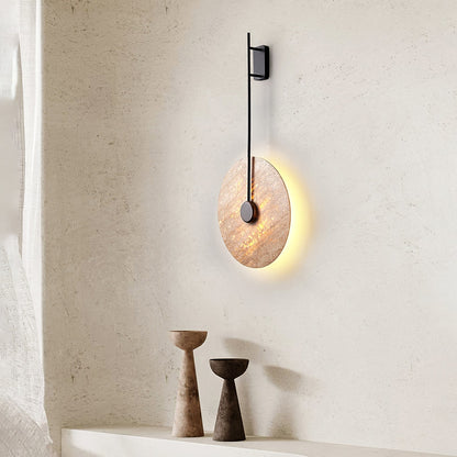 Travertine Disc Wall Lamp Wall lamp