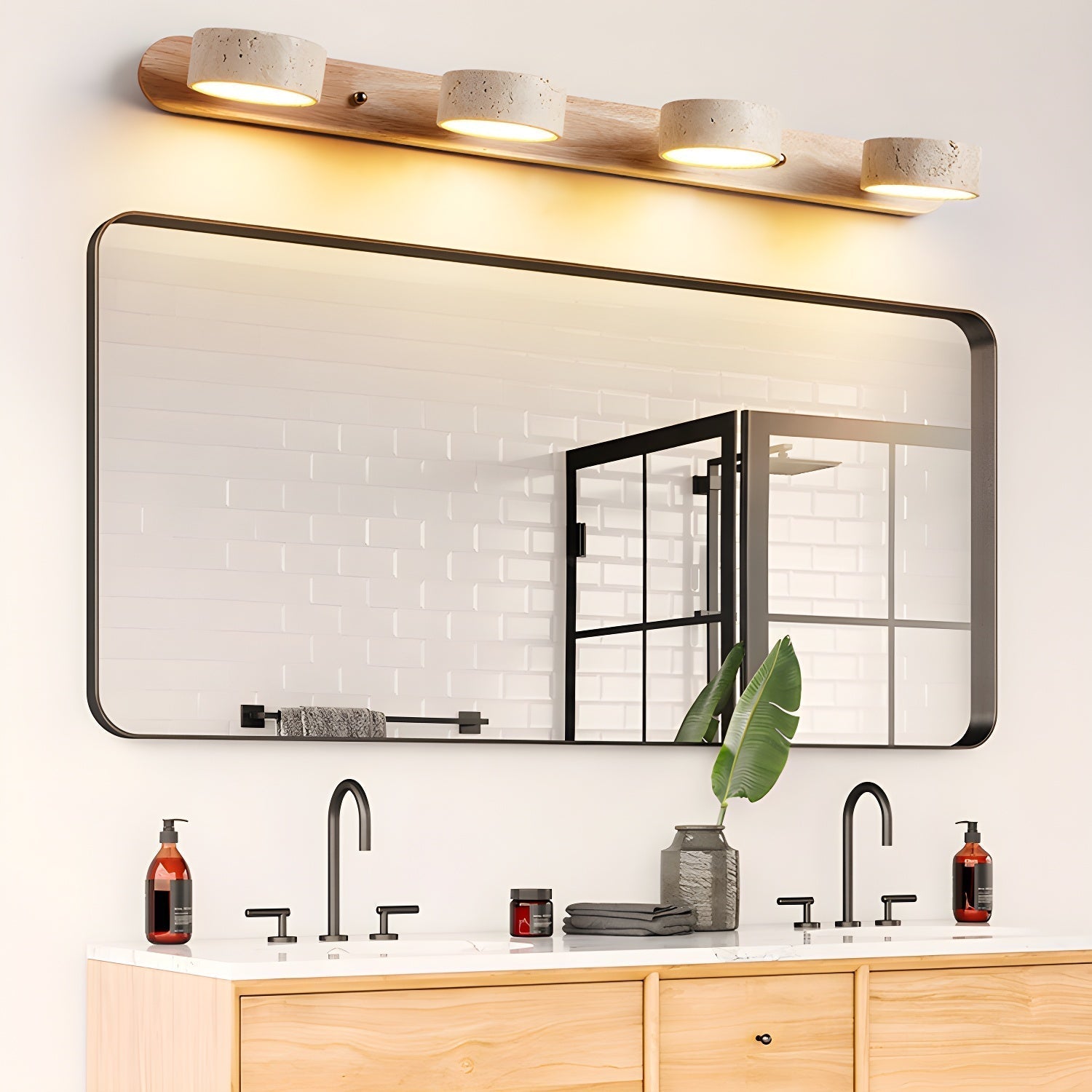 Travertine Duo Wall Light Wall lamp