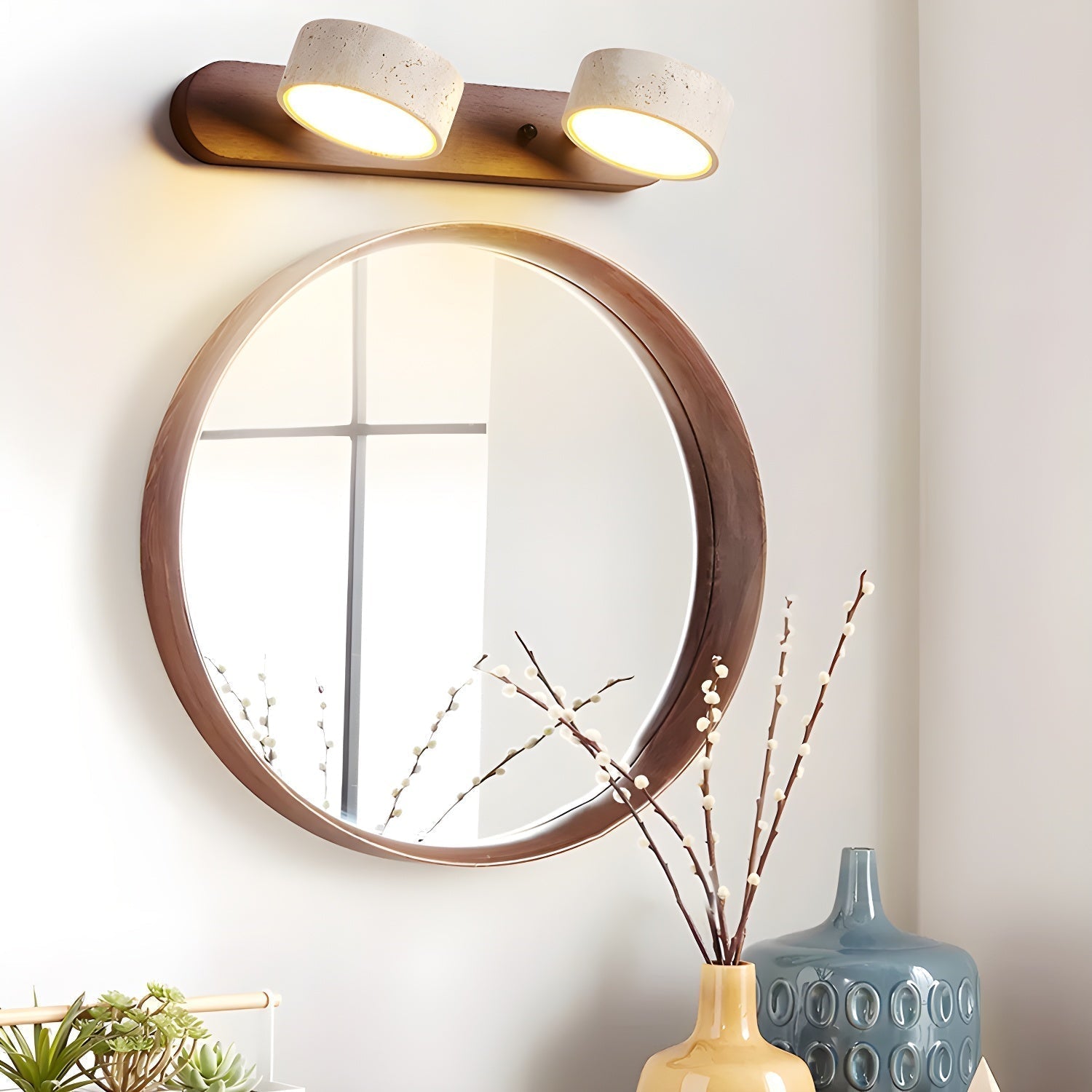 Travertine Duo Wall Light Wall lamp