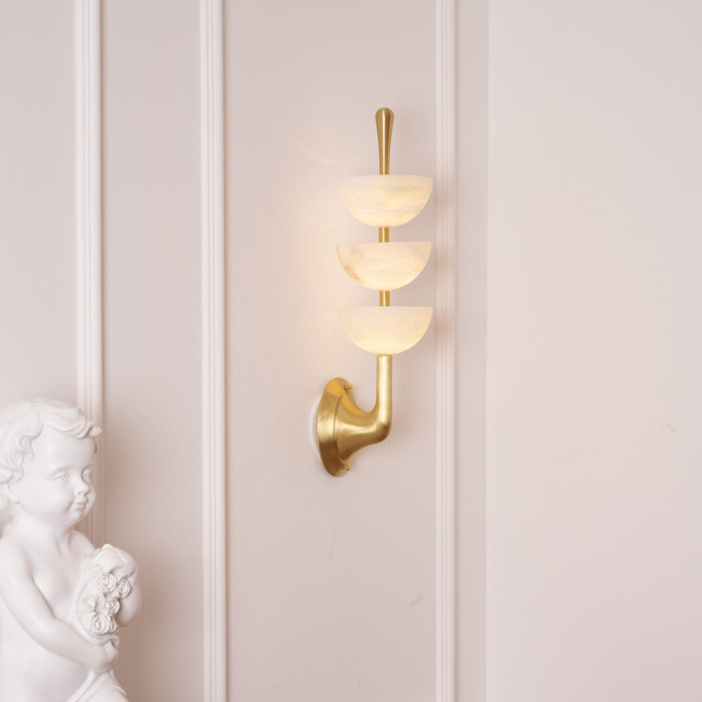 Triple Alabaster Wall Sconce 1001 Wall lamp