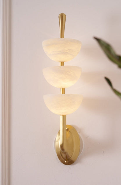 Triple Alabaster Wall Sconce 1001 Wall lamp