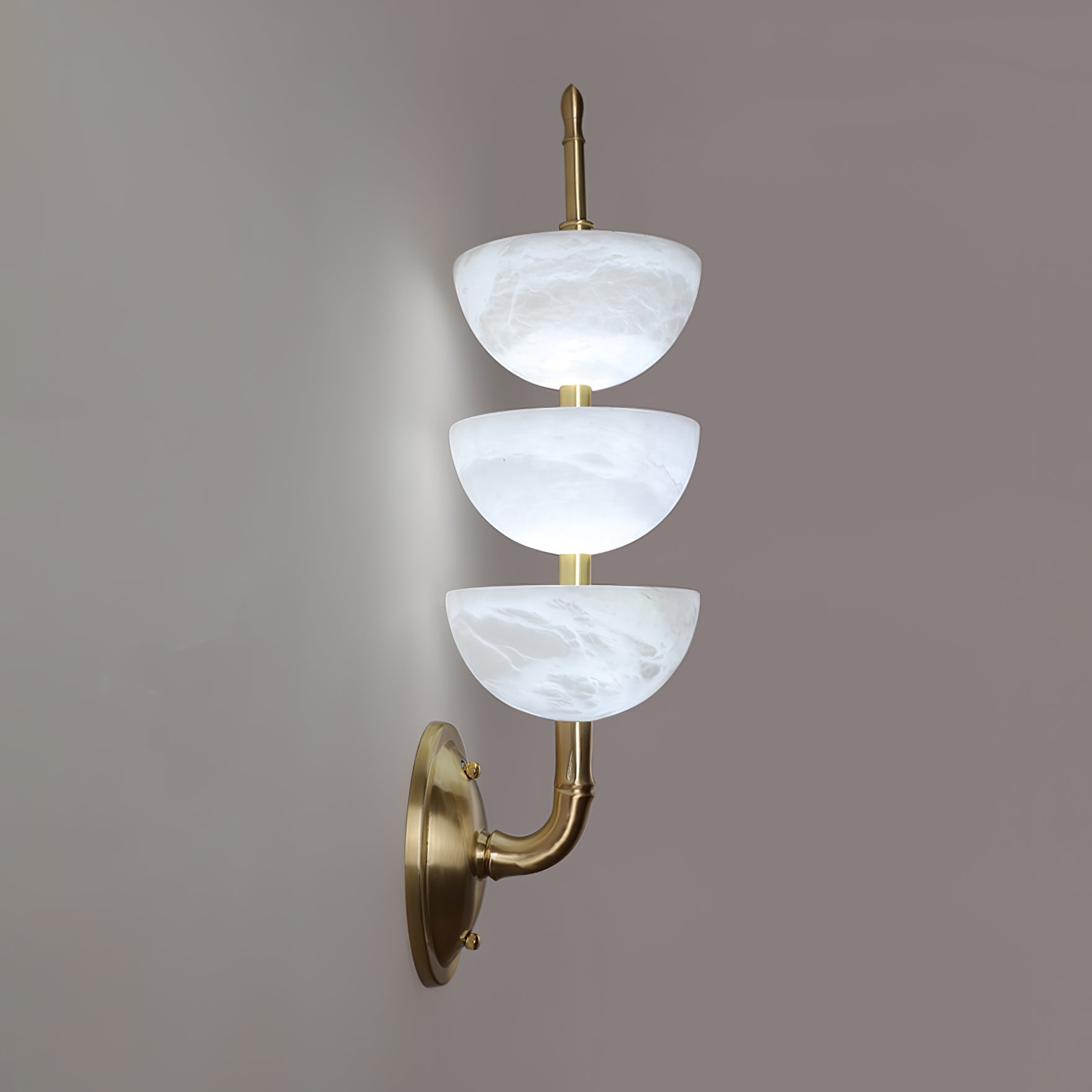 Triple Alabaster Wall Sconce 1001 Wall lamp