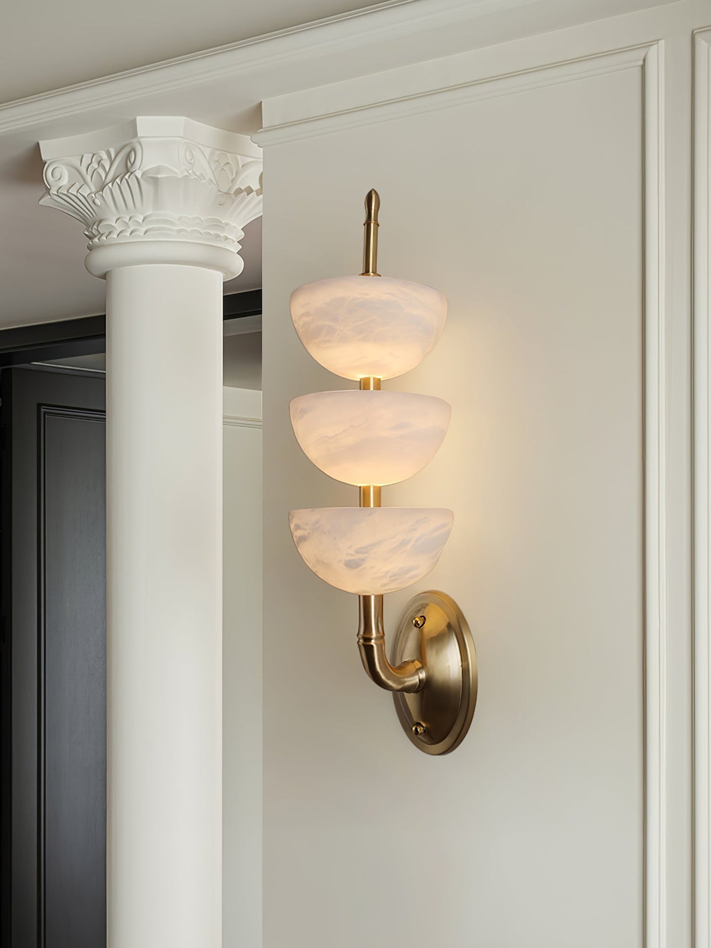 Triple Alabaster Wall Sconce 1001 Wall lamp