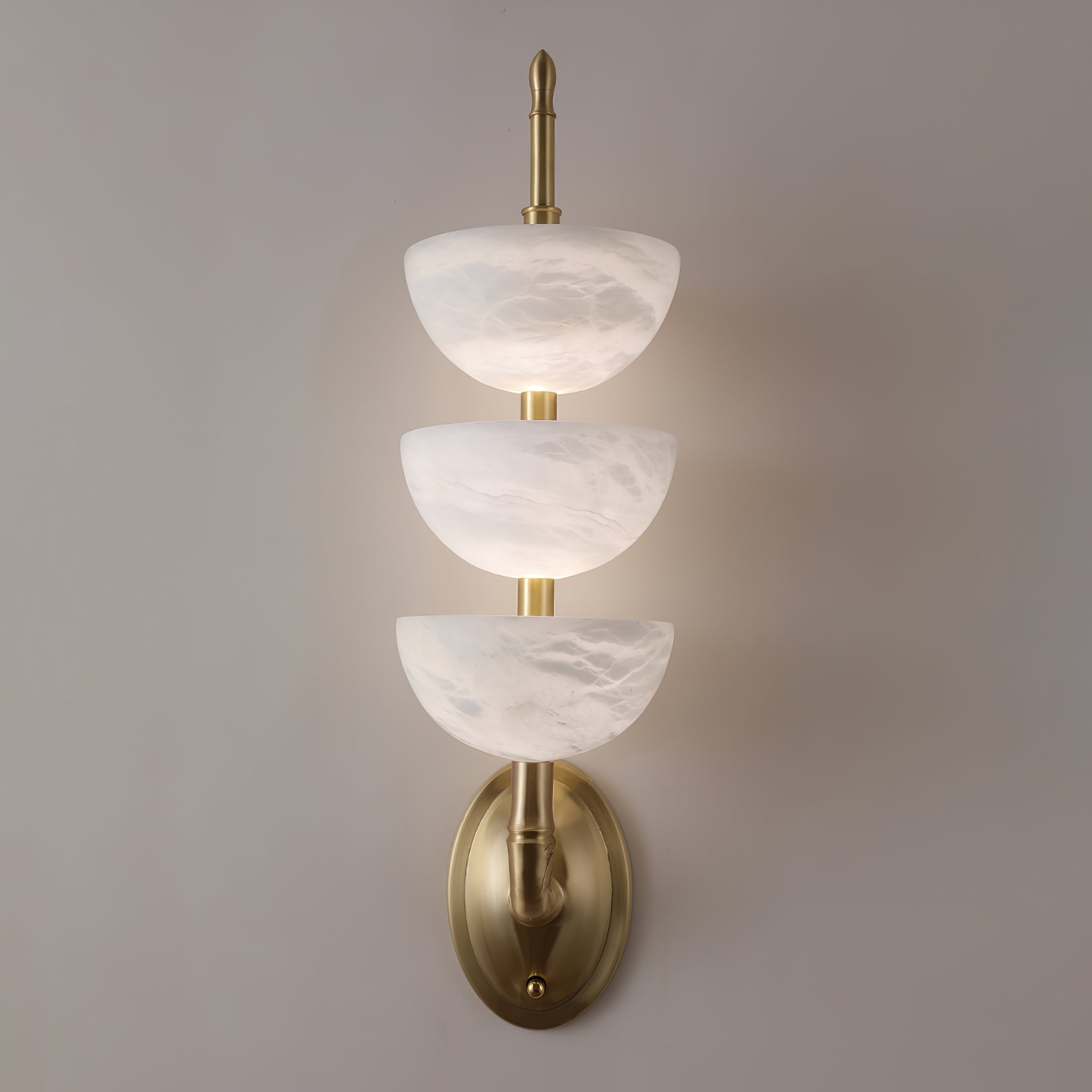 Triple Alabaster Wall Sconce 1001 Wall lamp