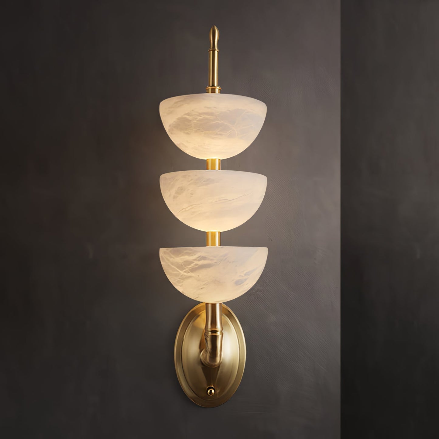 Triple Alabaster Wall Sconce 1001 Wall lamp