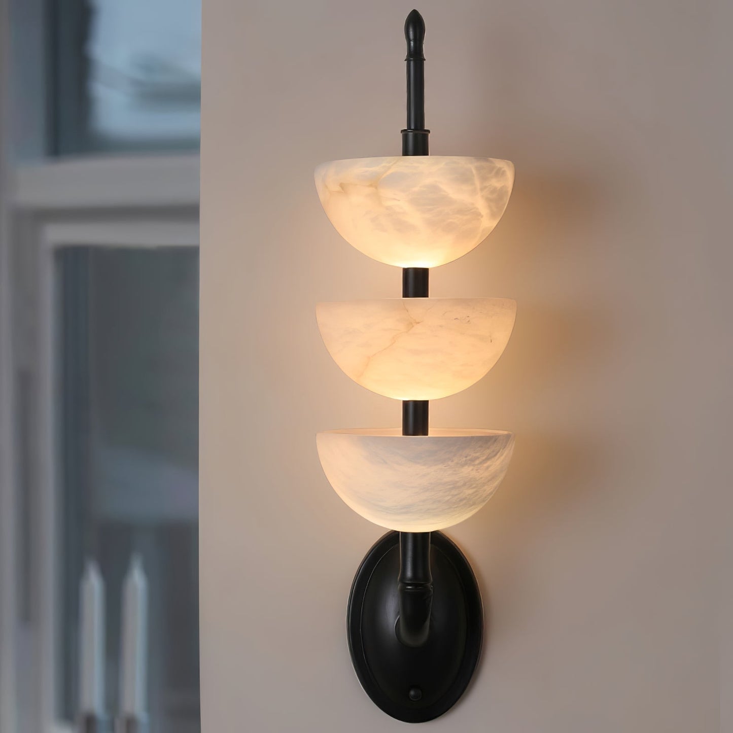 Triple Alabaster Wall Sconce 1001 Wall lamp
