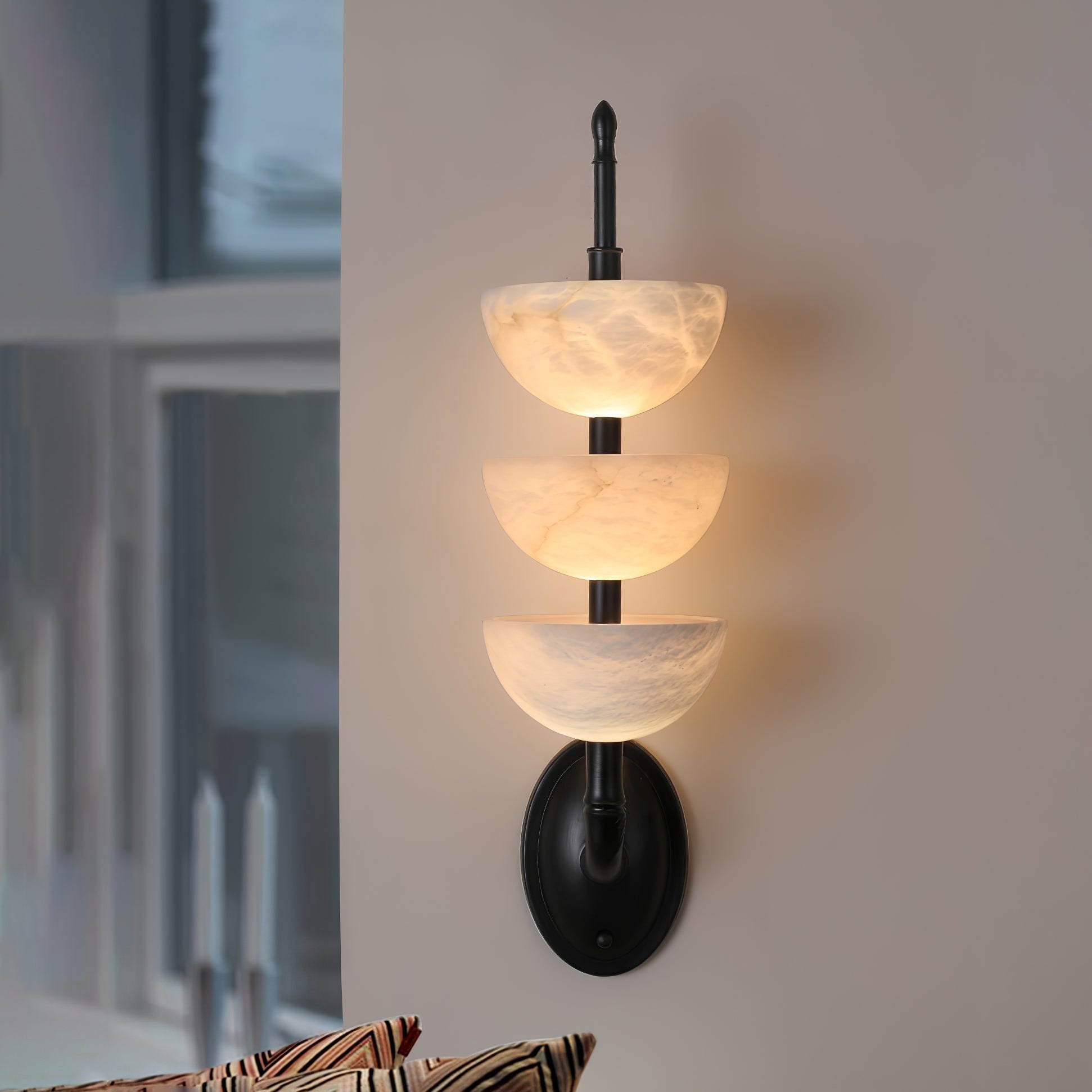 Triple Alabaster Wall Sconce 1001 Wall lamp