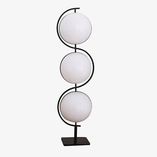Triple Balls Floor Lamp ? 15.7″ x H 59″ / Dia 40cm x H 150cm / White & Black / US plug Floor lamp