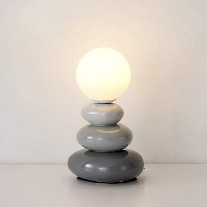 Triple Gourd Table Lamp ? 4.7″ x H 7.4″ / Dia 12cm x H 19cm / Grey Table lamp