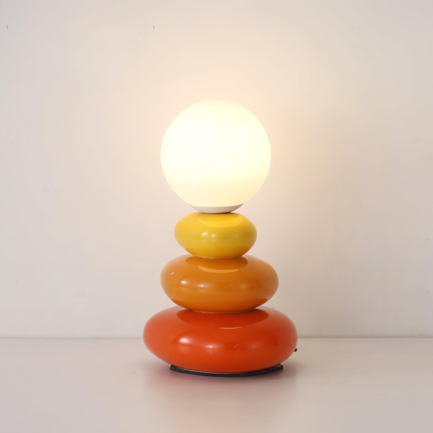 Triple Gourd Table Lamp ? 4.7″ x H 7.4″ / Dia 12cm x H 19cm / Red Table lamp