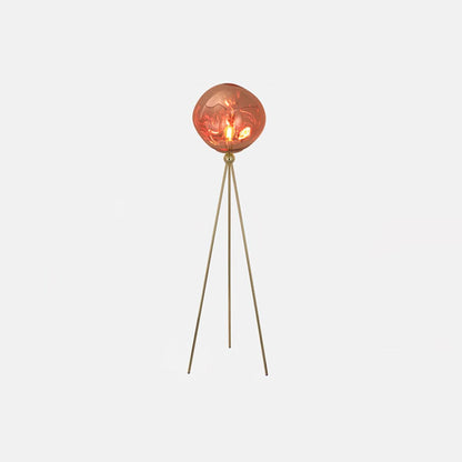 Lava Tripod Rock Floor Lamp Dia 19.3″ x H 62.2″ / Dia 48cm x H 158cm / Rose Gold & Gold / US Plug Floor lamp