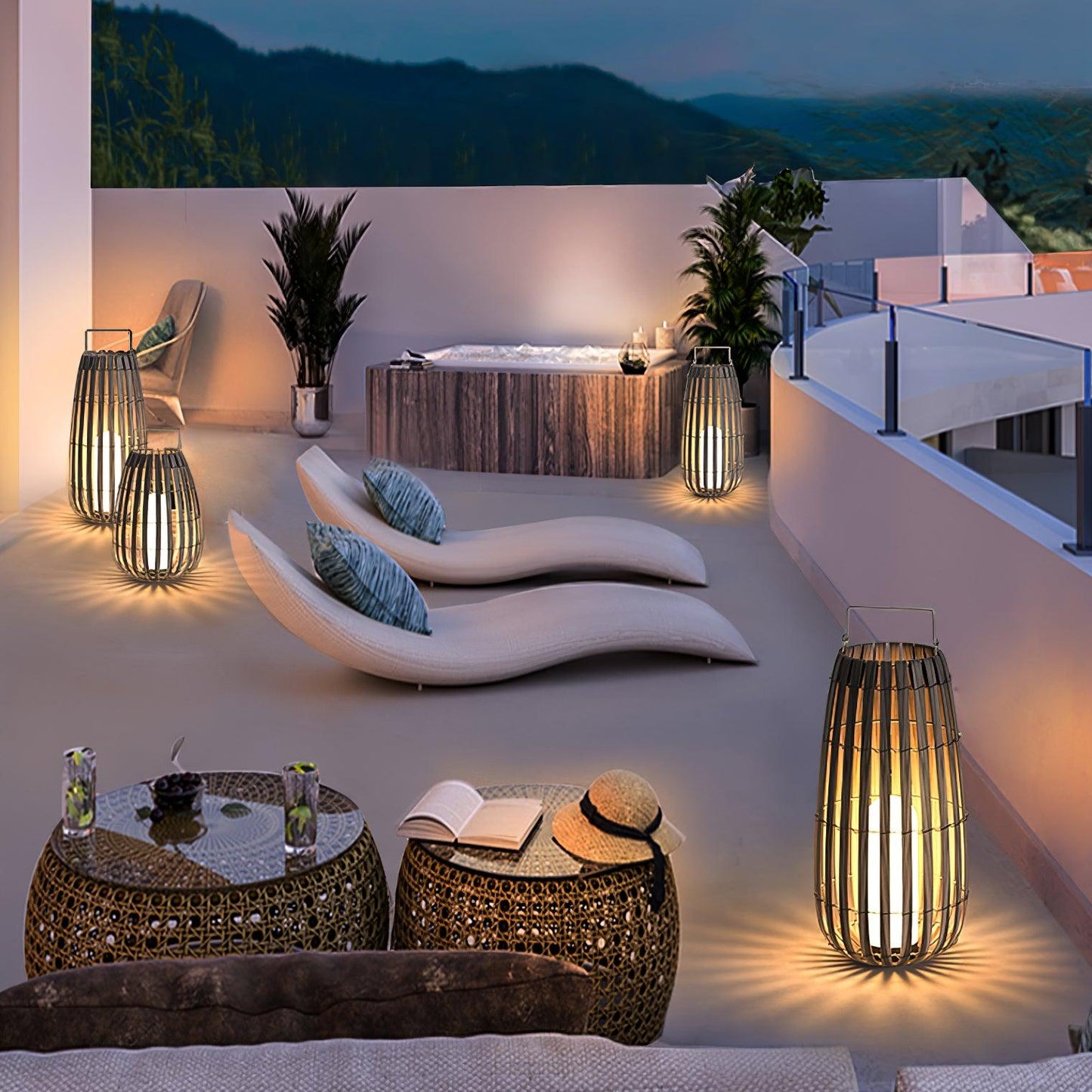 Tropic Braid Lantern Outdoor Lamp Outdoor Lighting
