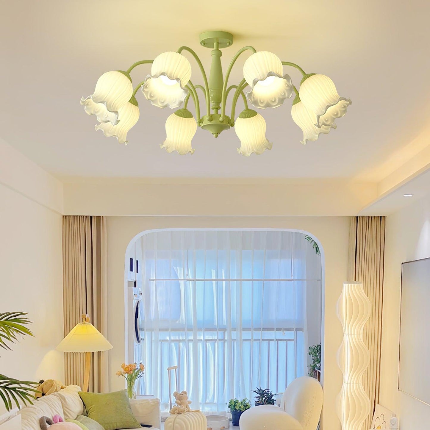 Trumpet Flower Chandelier Chandelier