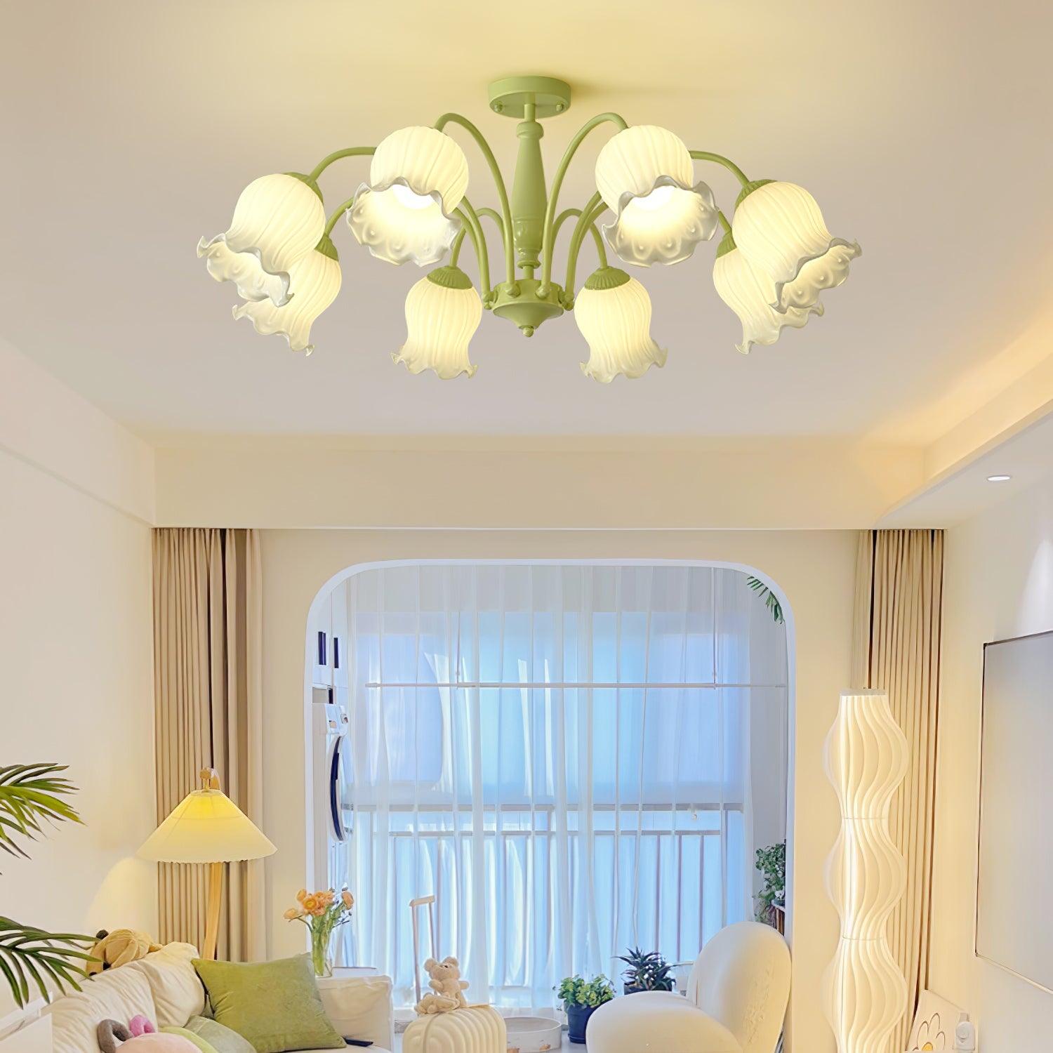 Trumpet Flower Chandelier Chandelier