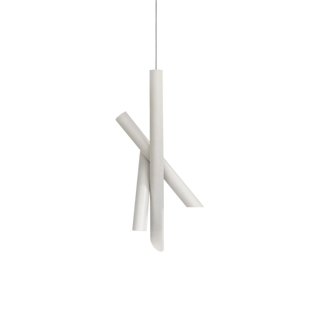 Tubes Pendant Light ? 9.8″ x H 19.6″ / Dia 25cm x H 50cm / White / Warm Light Pendant light