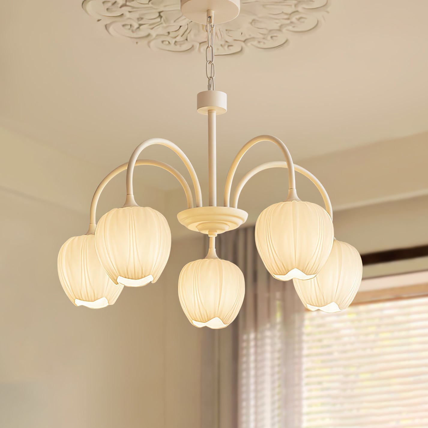 Tulip Matcha Chandelier Chandelier