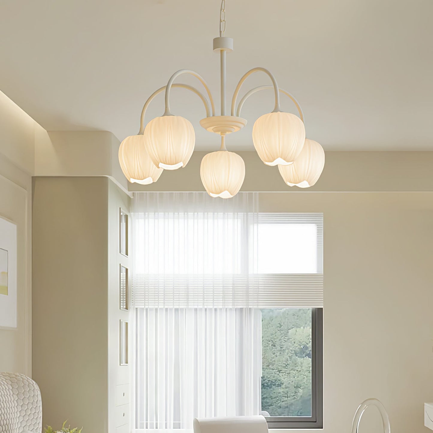 Tulip Matcha Chandelier Chandelier