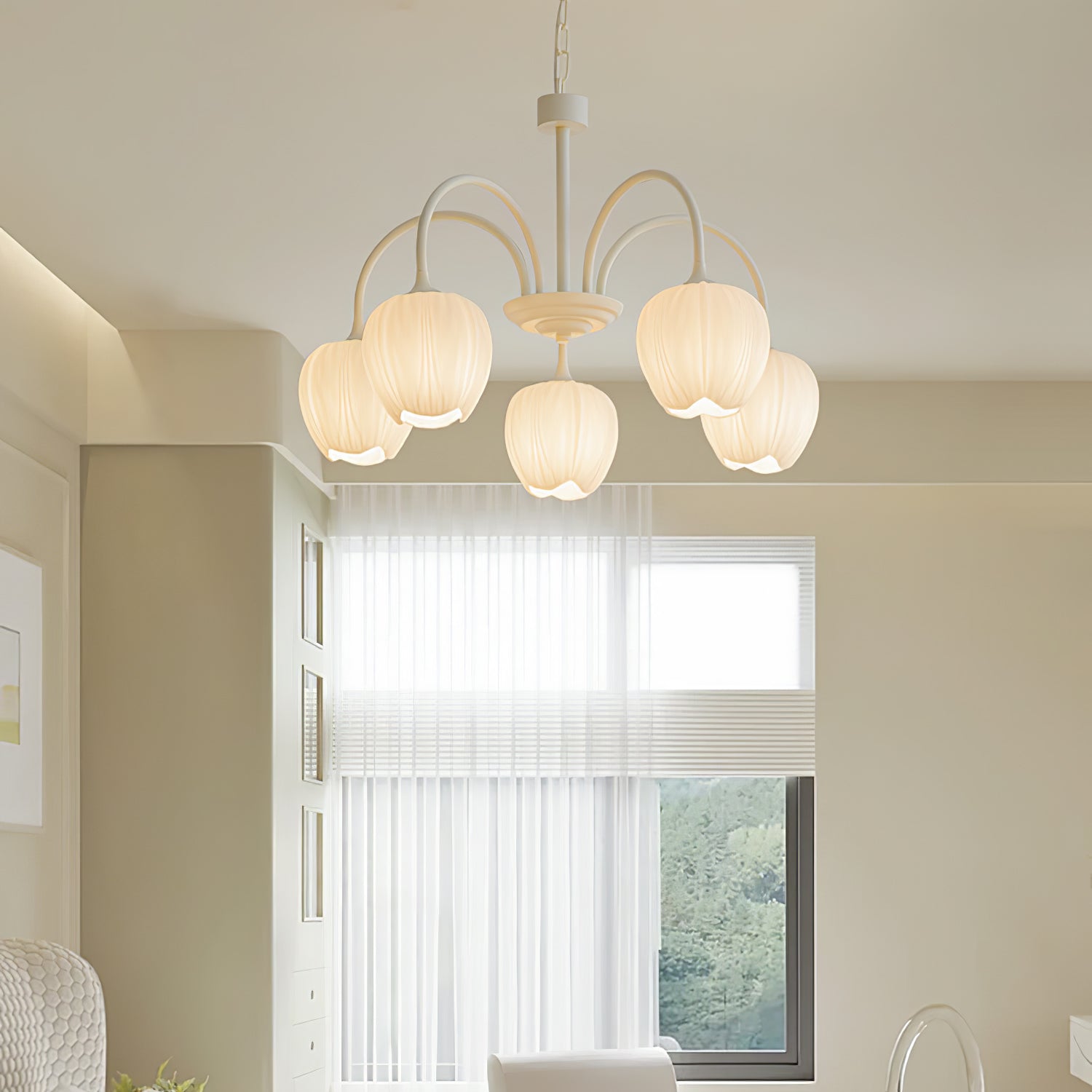 Tulip Matcha Chandelier Chandelier